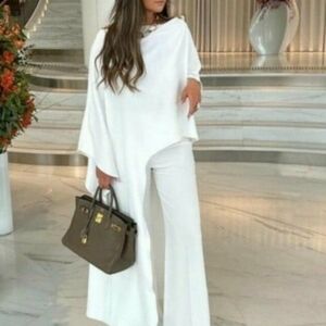 ZARA Asymmetrical Off Shoulder Blouse